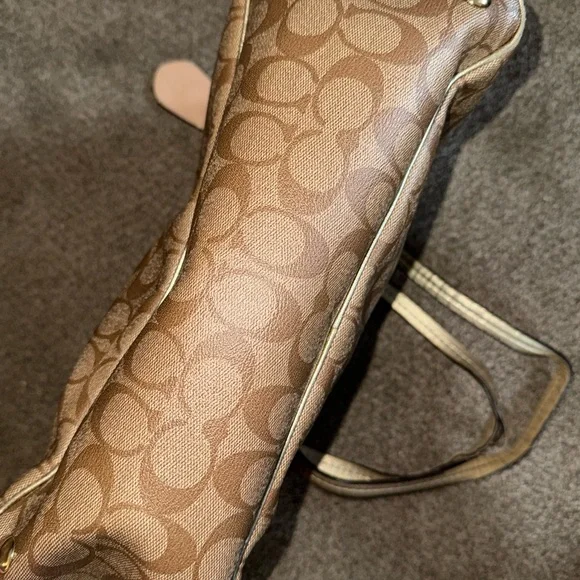 Coach Brown Signature Shoulder Bag - Picture 7 of 7